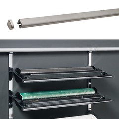 RIEL DE PERFIL DE RANURA, ACERO, SISTEMA DE BARANDILLAS 900MM 521.60.609